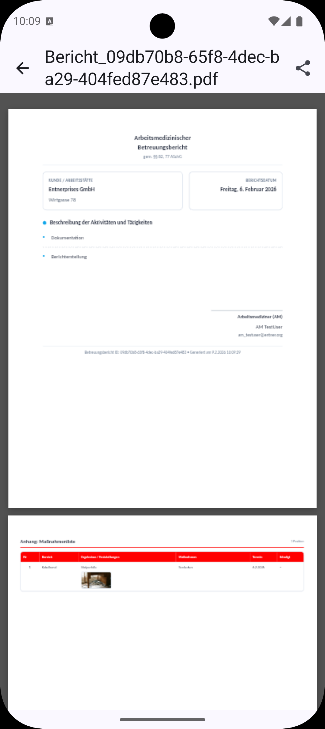 Android app screenshot 6