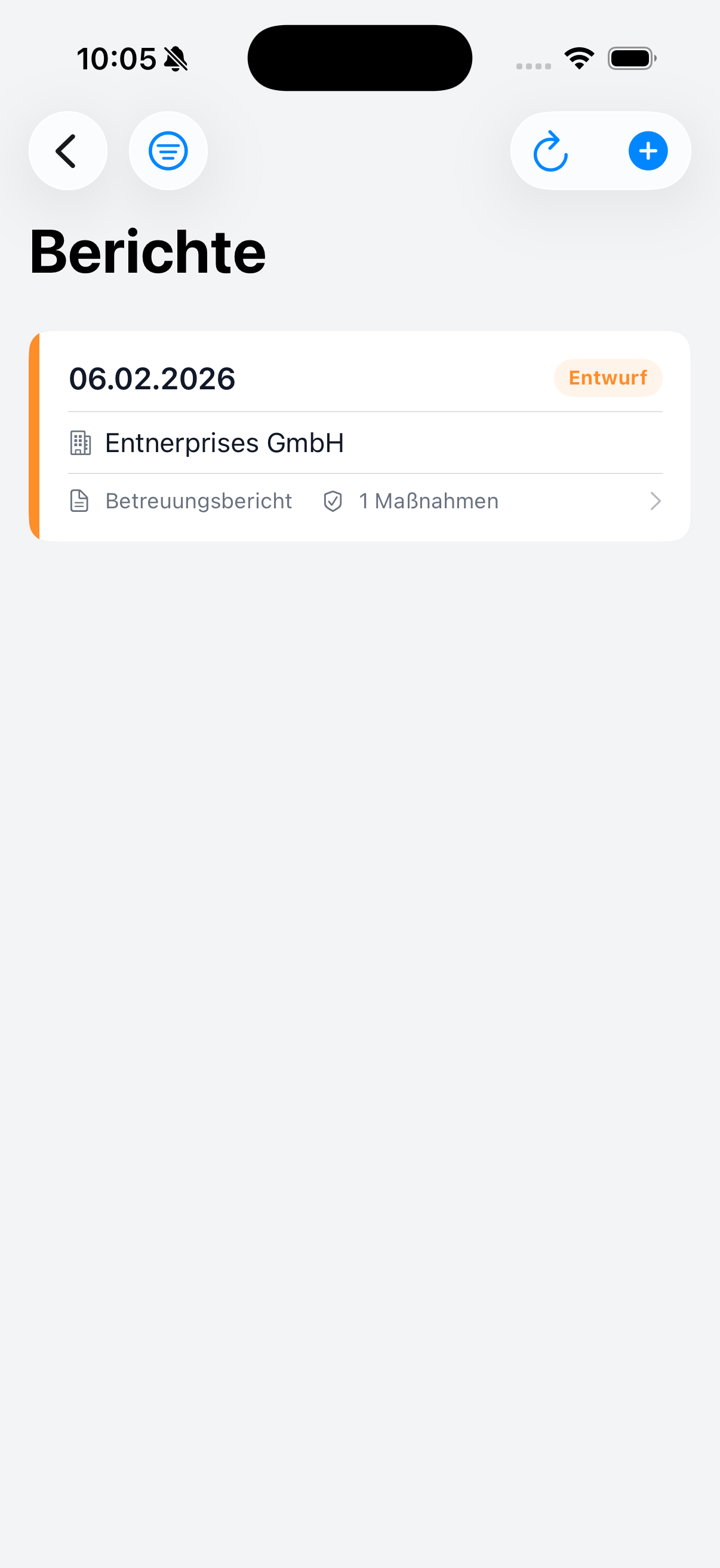 iOS app screenshot 2